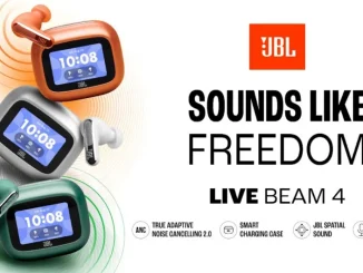 JBL Live Buds 4, JBL Live Beam 4, charging case LCD touchscreen, earbud TWS premium, ANC aktif JBL - JBL Live Buds 4 dan Live Beam 4 Rilis: TWS Premium dengan LCD Touchscreen Case